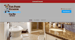 Desktop Screenshot of fairpriceplumbing.net