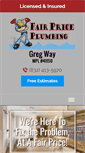 Mobile Screenshot of fairpriceplumbing.net